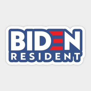 Biden for Resident Sticker